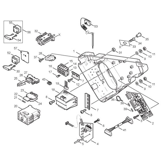 Electric Box Assembly for Nilfisk