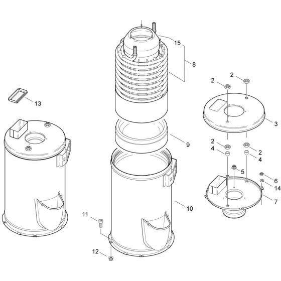 Boiler Assembly for Nilfisk MH 5M