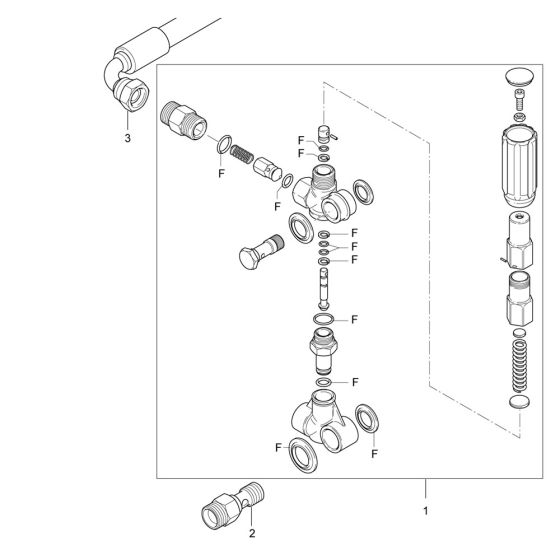 Unloader Assembly for Nilfisk