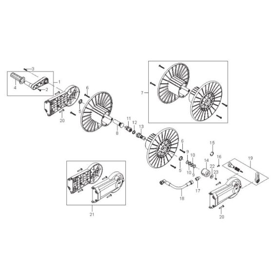 Hose Reel for Nilfisk MH 6P