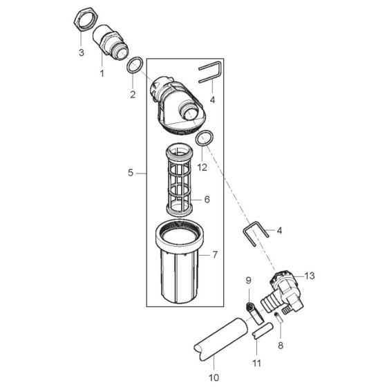 Water Inlet FA for Nilfisk