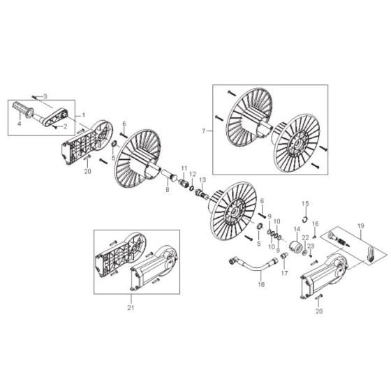 Hose Reel for Nilfisk