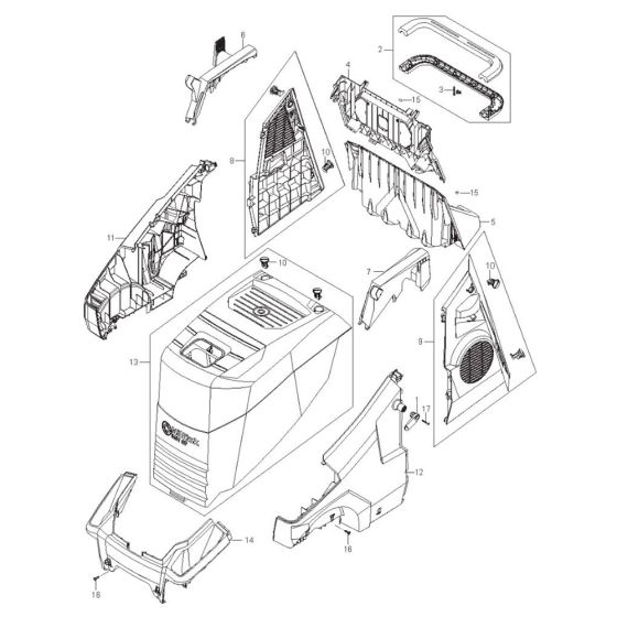 Cabinet for Nilfisk Pressure Washer