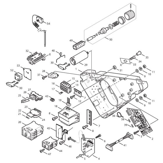 Electric Box Assembly for Nilfisk