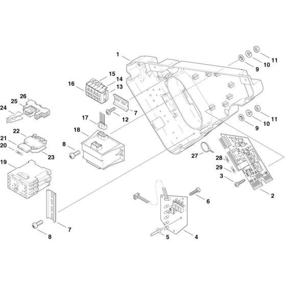 Electric Box Assembly for Nilfisk