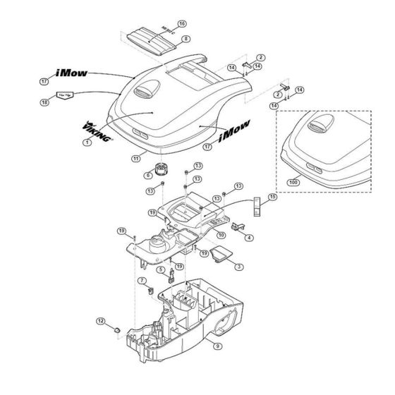 Housing Assembly for Stihl/Viking