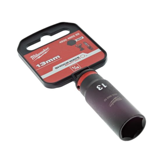 Milwaukee 13mm 1/4 Impact Deep Socket (1 Piece) - OEM No. 4932480262