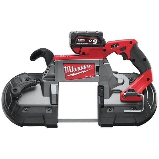 M18 CBS125-502C FUEL Cordless Bandsaw 18 Volt 2 x 5.0Ah Li-Ion by Milwaukee - 4933448198