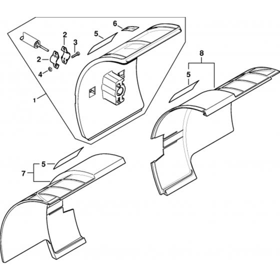 Deflector Assembly for Stihl MM56