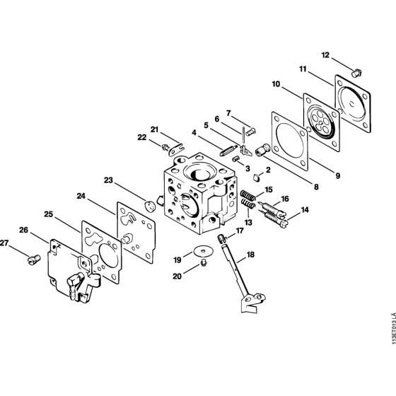 Carburetor for Stihl 030 031