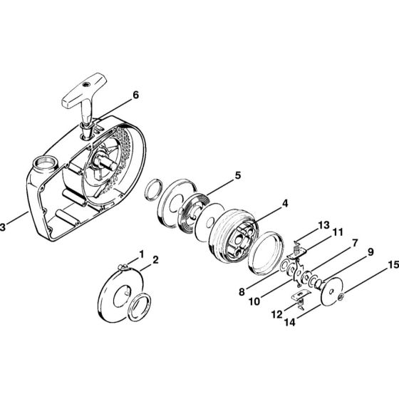 Rewind Starter for Stihl 041AV