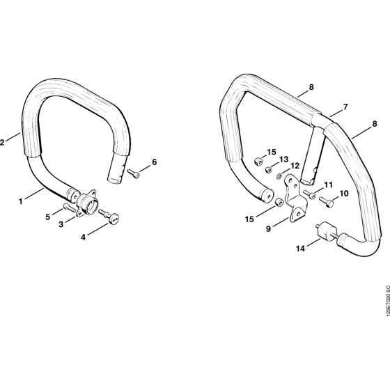 Handlebar Assembly for Stihl 056