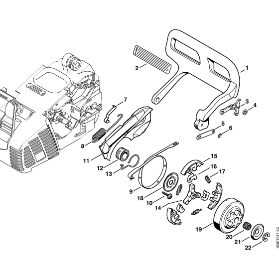 Hand Guard & Chain Brake