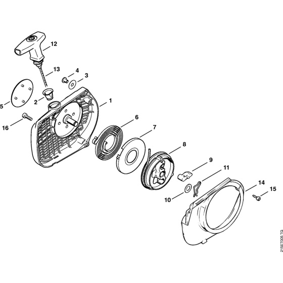 Rewind Starter for Stihl MS380