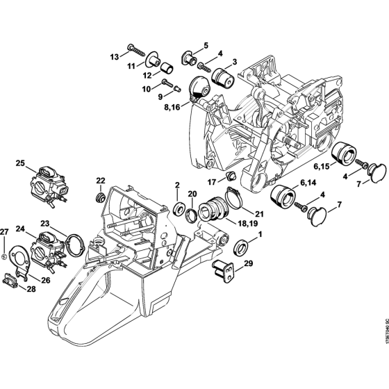 AV System for Stihl MS440