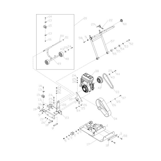 Apache MS50 Compactor Assembly