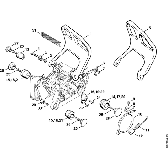 AV System for Stihl MS650