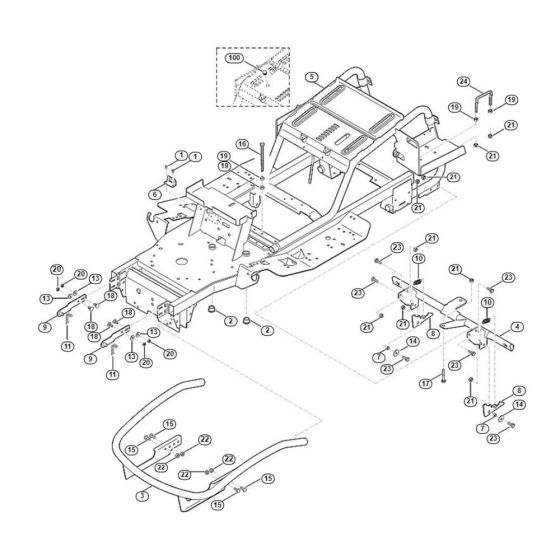 Frame for Stihl/Viking MT 5097.0