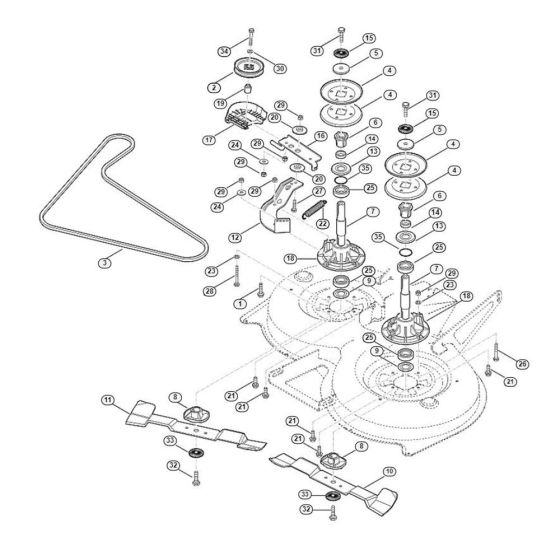 Blade Drive for Stihl/Viking Mowers
