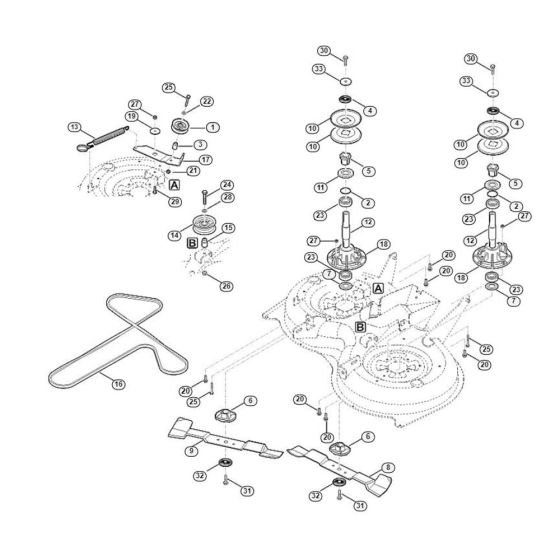 Blade Drive for Stihl/Viking Mowers