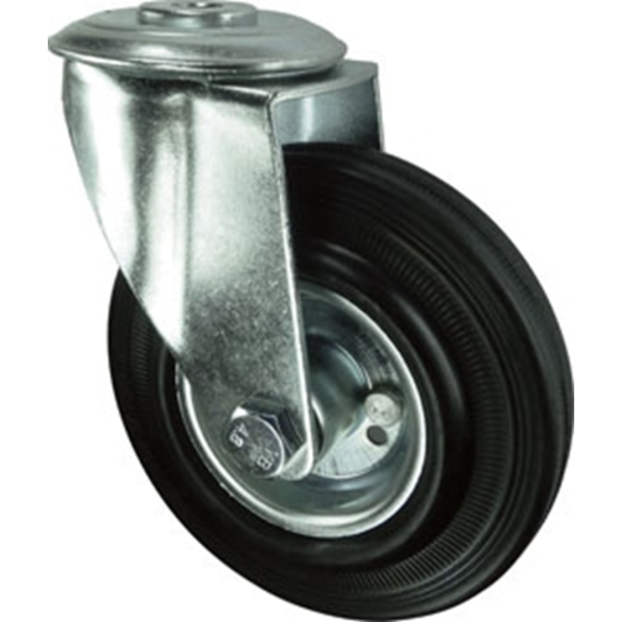 Cushion Rubber Swivel Castor