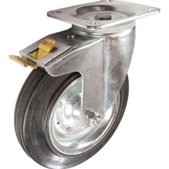 Rubber Tyre Swivel Castor
