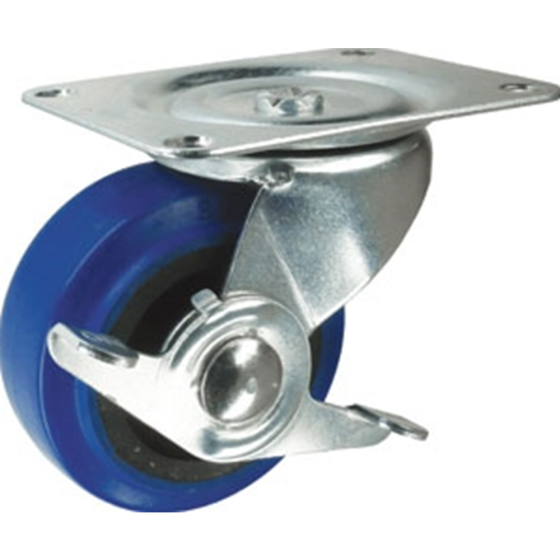 Rubber Tyre Braked Castor