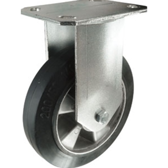Rubber Tyre Fixed Castor