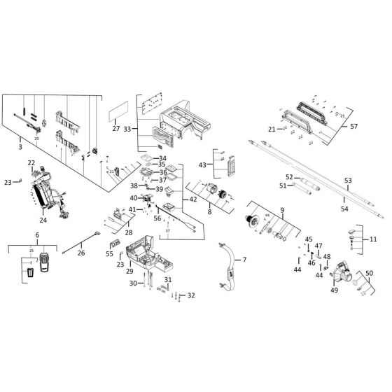 Milwaukee MXFCVBC Vibrator Assembly