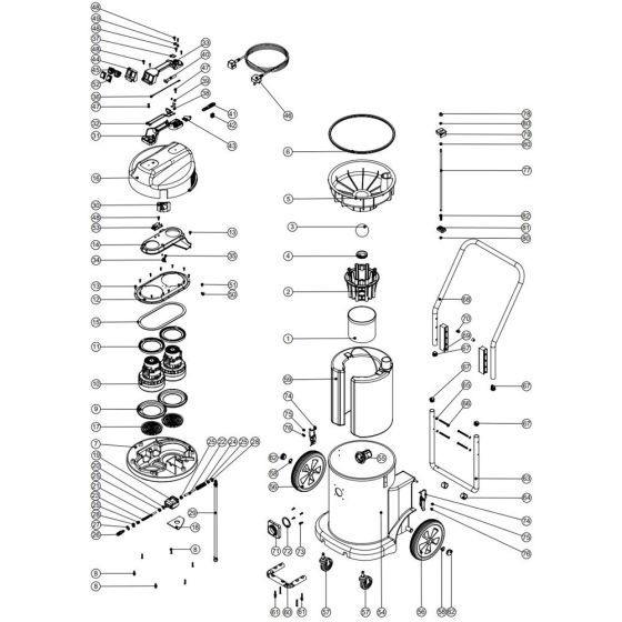 Assembly for Numatic CT900