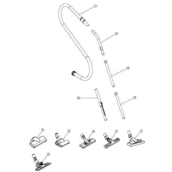 Hose & Accessory Assembly