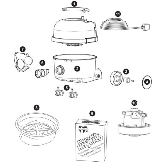 Numatic HET200 Assembly