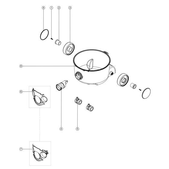 Body Assembly for Numatic HVR160