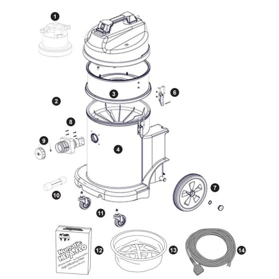 Numatic MES900A Assembly