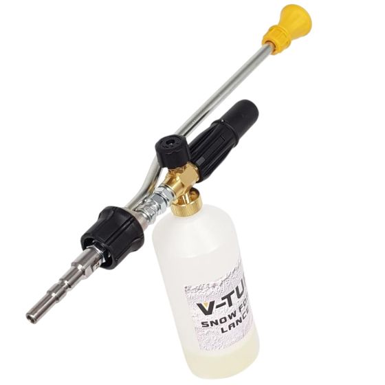 Foam Lance - V-Tuf Bottle (ADJUSTABLE) & Ktq Male Quick Rinse - Opf075r - V-TUF Pressure Washer Parts - OPF075R