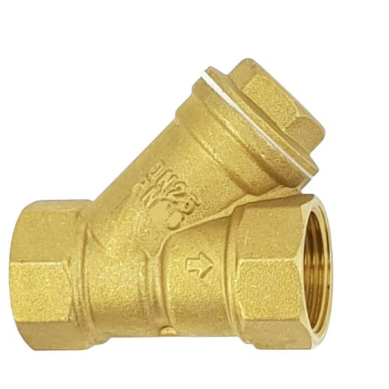 Filter - Brass Y 1" Female Threads - P13.2108 - V-TUF Pressure Washer Parts - P13.2108