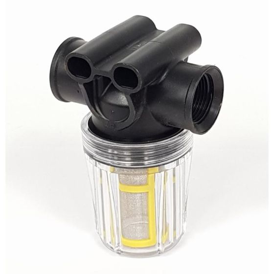 3/4f X 3/4f Clear Bowl Filter - P13.334 - V-TUF Pressure Washer Parts - P13.334