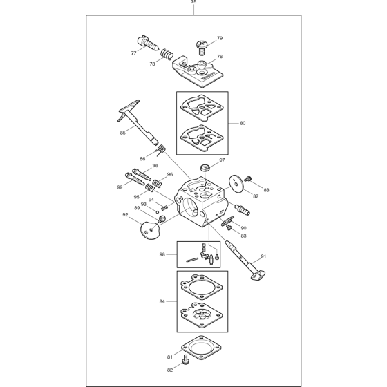 Carburetor Assembly for Makita