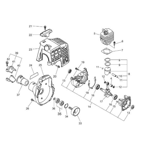 ECHO PAS-2400 Parts