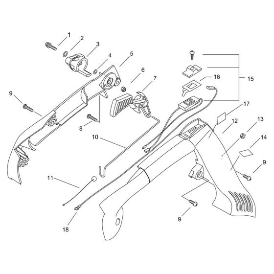 Handle for ECHO PB-251
