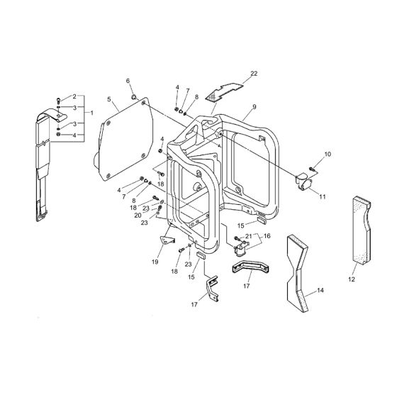 Harness and Frame for ECHO PB-46LN