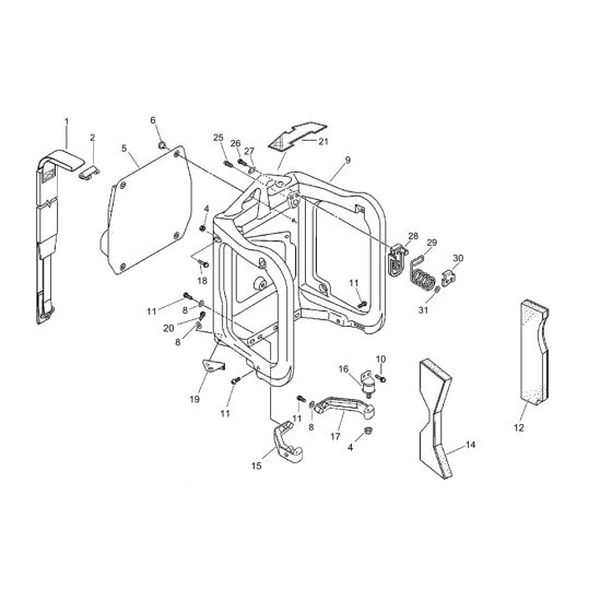 Harness Frame for ECHO PB-46LN