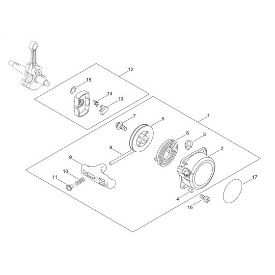 Recoil Starter for ECHO PB-580