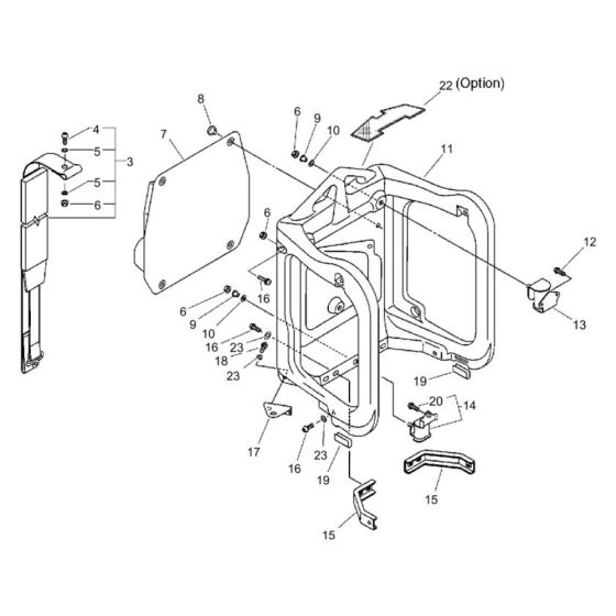 Backpack Harness for ECHO PB-6000