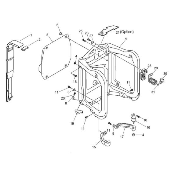 Backpack Harness for ECHO PB-6000