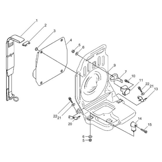 Harness for ECHO PB-650