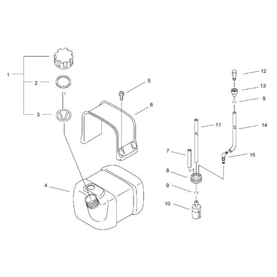 Fuel Tank for ECHO PB-755