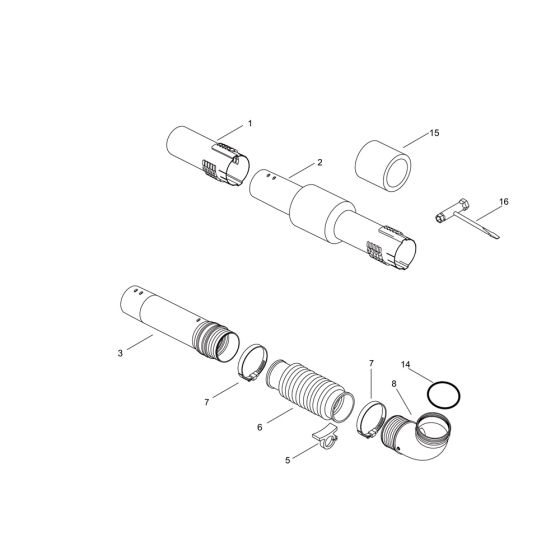 Pipe for ECHO PB-760LN