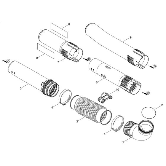 Pipe for ECHO PB-770 Blower