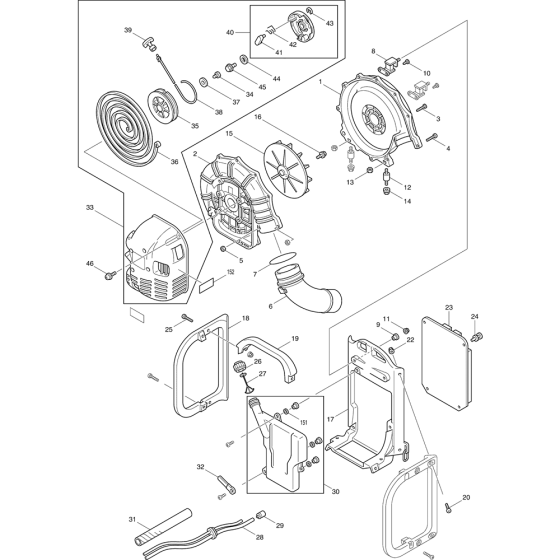 Starter and Fan Assembly